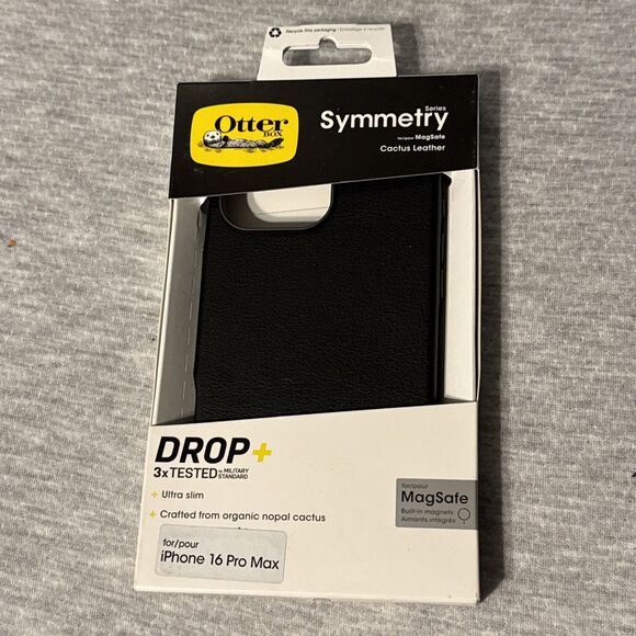 New OtterBox Symmetry Series Cactus Leather case for the iPhone 16 Pro Max - Picture 1 of 2